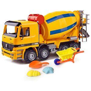 Beemo Cement Mixer Toy Truck, Durable and Realistically Designed Plastic
